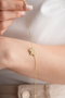 Heliophilia Silver Pulsera de Plata de Ley 925 con Baño de Oro y Circón
